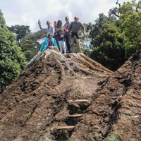 The crew at the summit