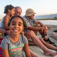 Malaika on the island